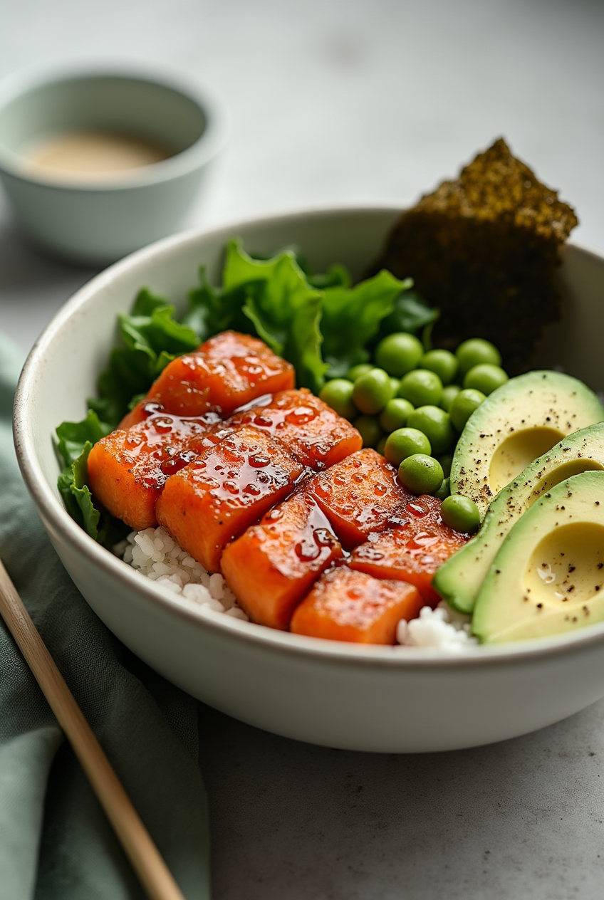 Teriyaki Salmon Bowl Recipe
