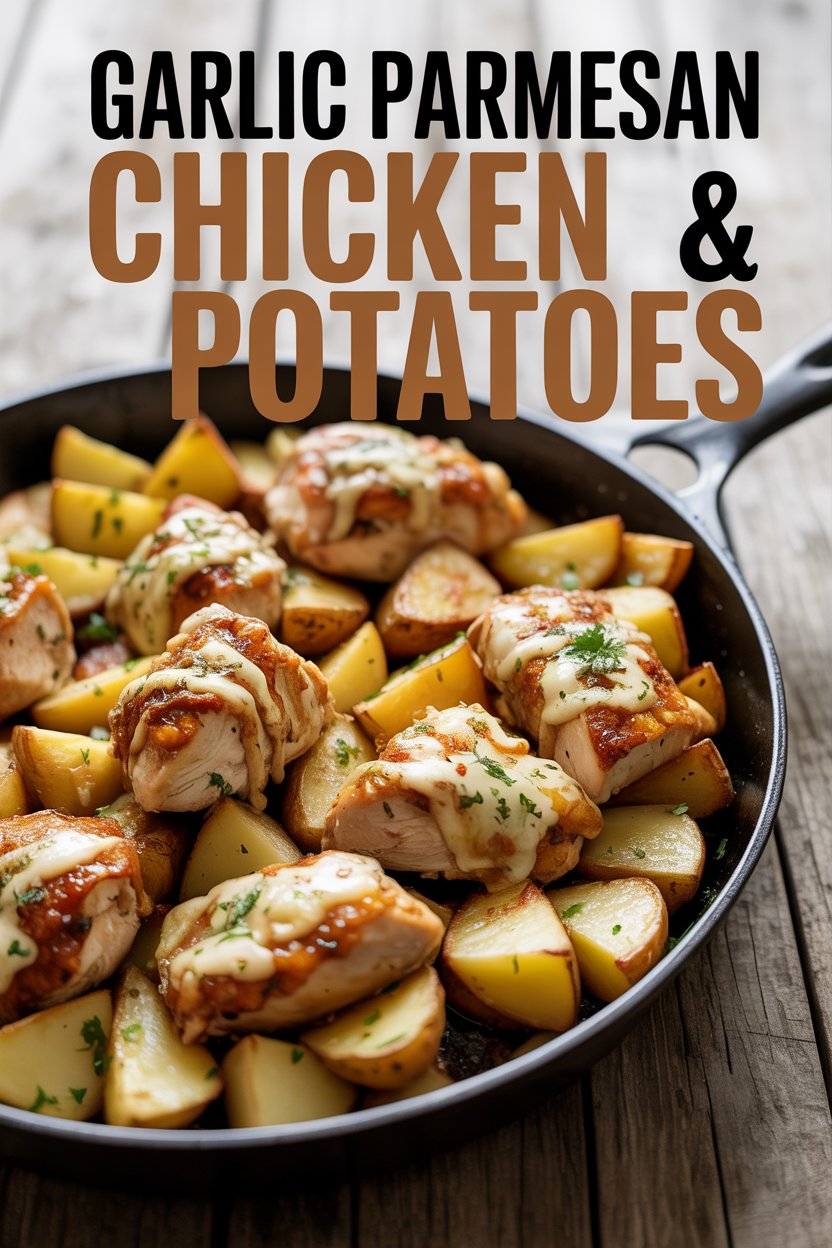 Garlic Parmesan Chicken and Potatoes