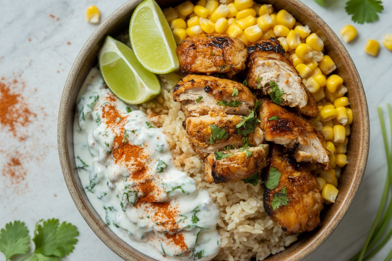 Street Corn Chicken Rice Bowl: A Flavorful, Easy, and Nutritious Meal