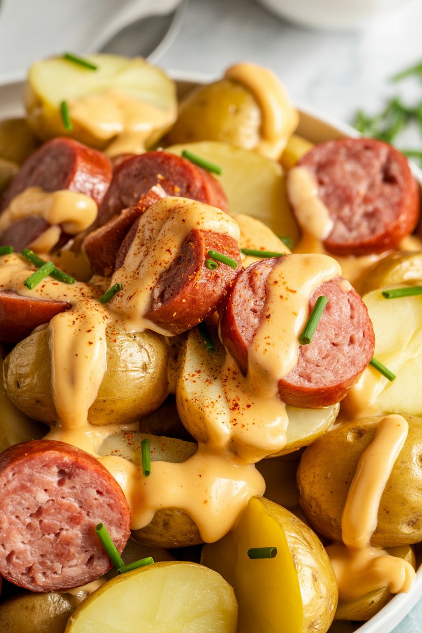 Cheesy Ranch Potatoes and Smoked Sausage: A Comfort Food Classic
