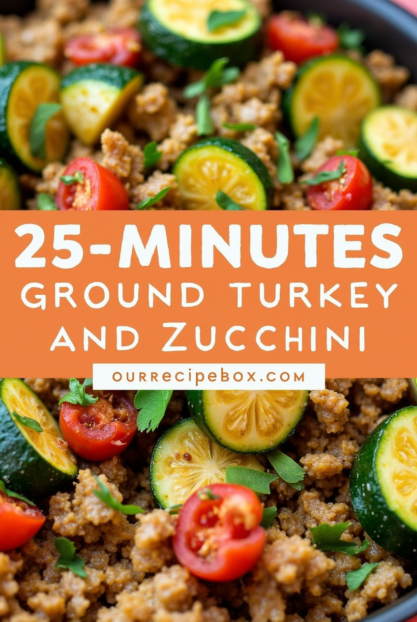 Ground Turkey and Zucchini Skillet