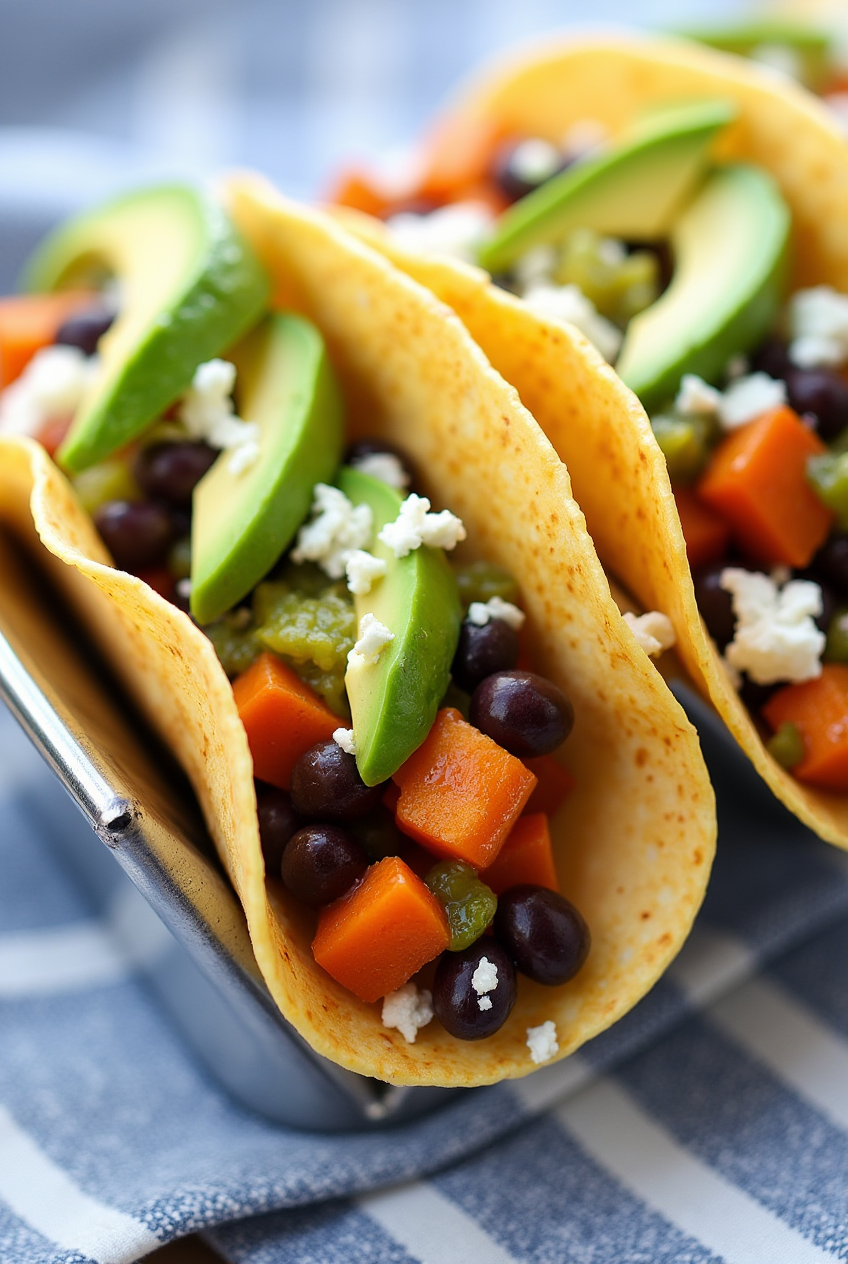 Sweet Potato and Black Bean Tacos: A Flavorful, Healthy, and Easy Plant-Based Meal