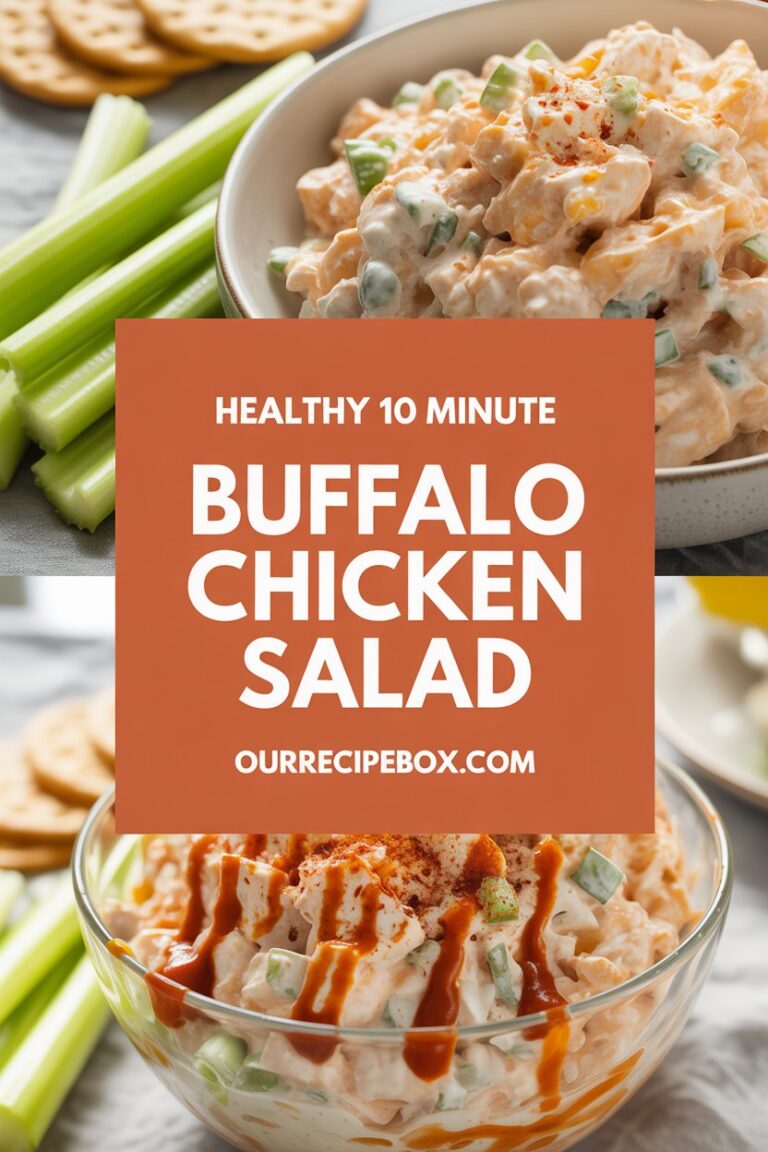 Buffalo Chicken Salad: A Healthy, High-Protein Lunch Favorite