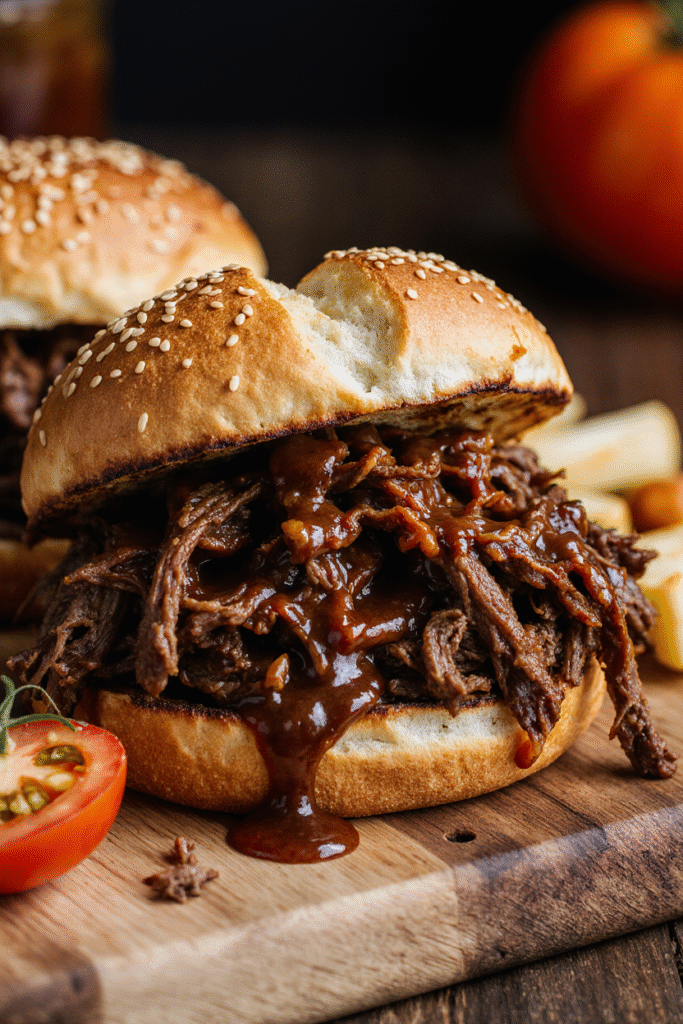 Crockpot BBQ Beef Sandwiches